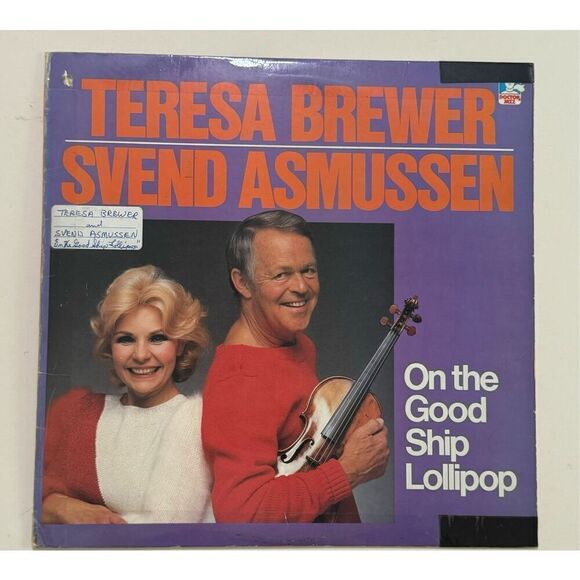 TERESA BREWER & SVEND ASMUSSEN: on the good ship lollipop DOCTOR JAZZ 12" LP - Picture 15 of 15